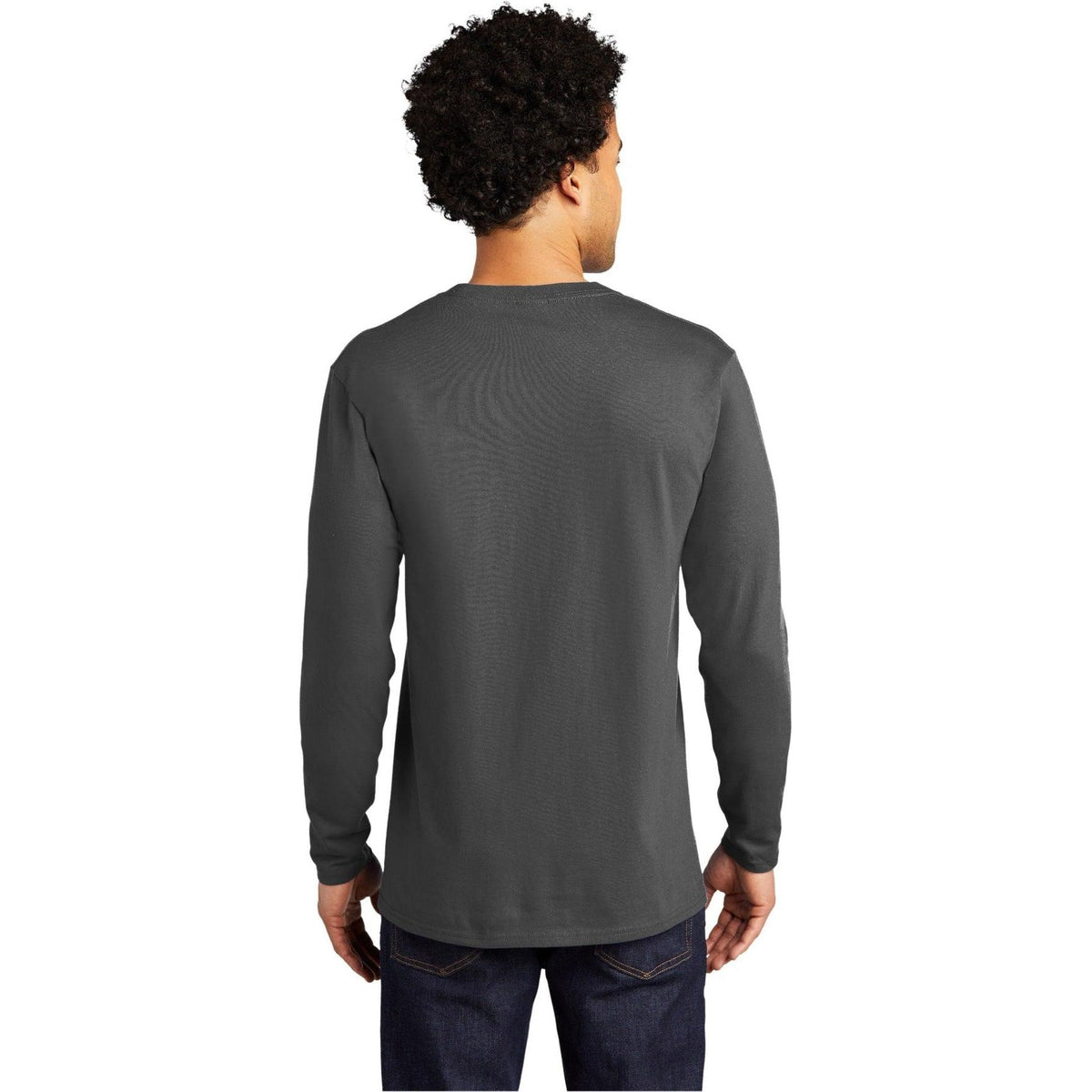 no-logo Port & Company Long Sleeve Bouncer Tee-Regular-Port & Company-Thread Logic