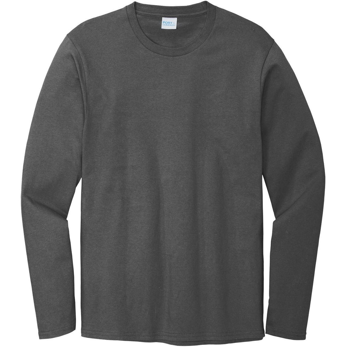 no-logo Port & Company Long Sleeve Bouncer Tee