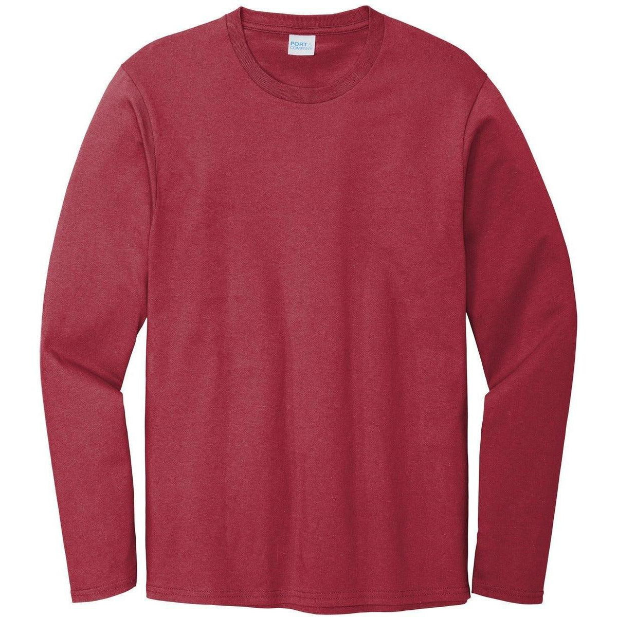 no-logo Port & Company Long Sleeve Bouncer Tee