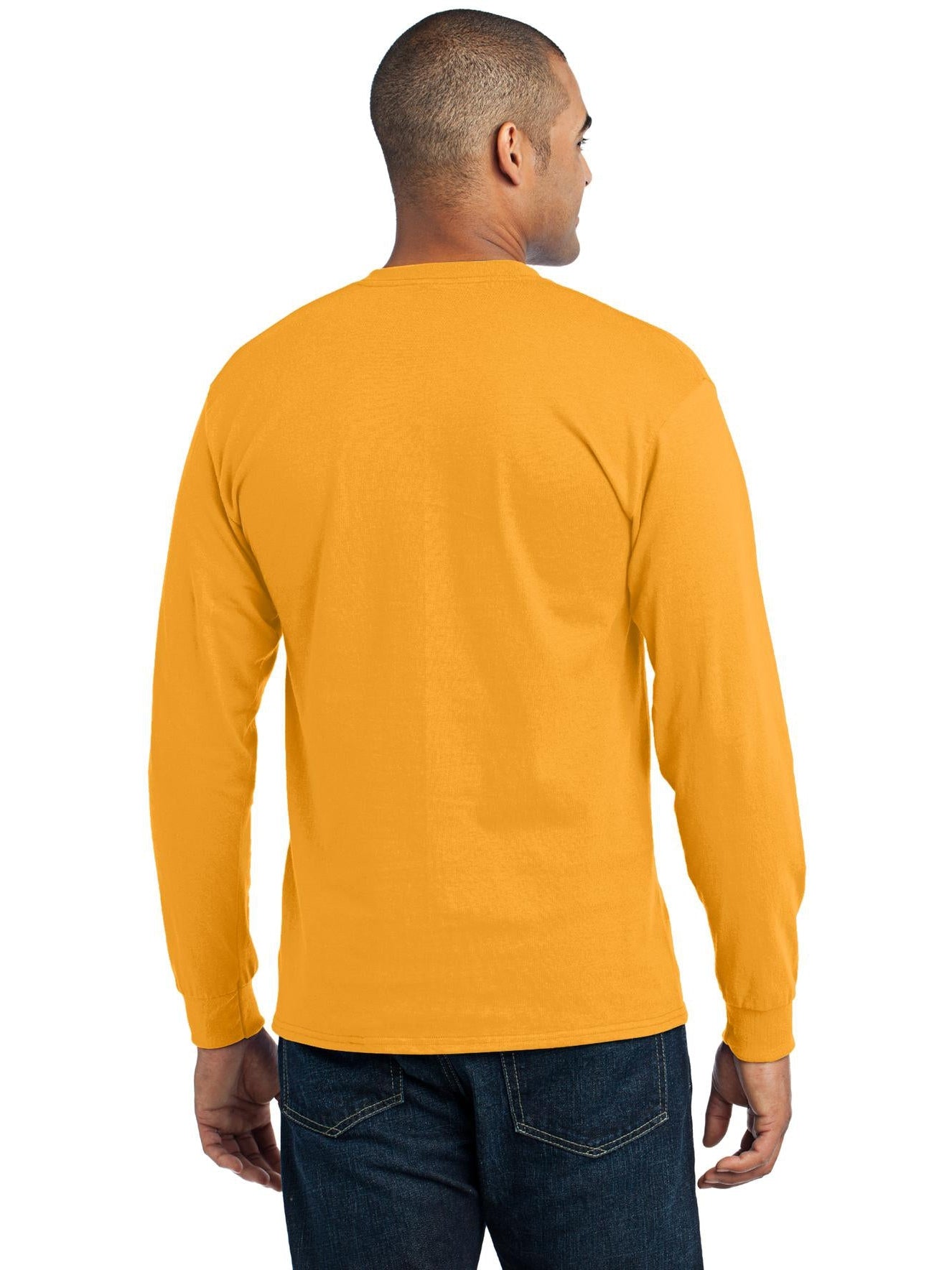 no-logo Port & Company Long Sleeve Core Blend Tee-Regular-Port & Company-Thread Logic