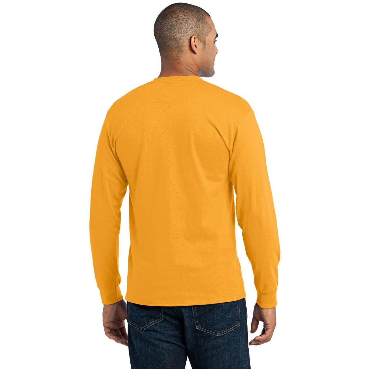 no-logo Port & Company Long Sleeve Core Blend Tee-Regular-Port & Company-Thread Logic