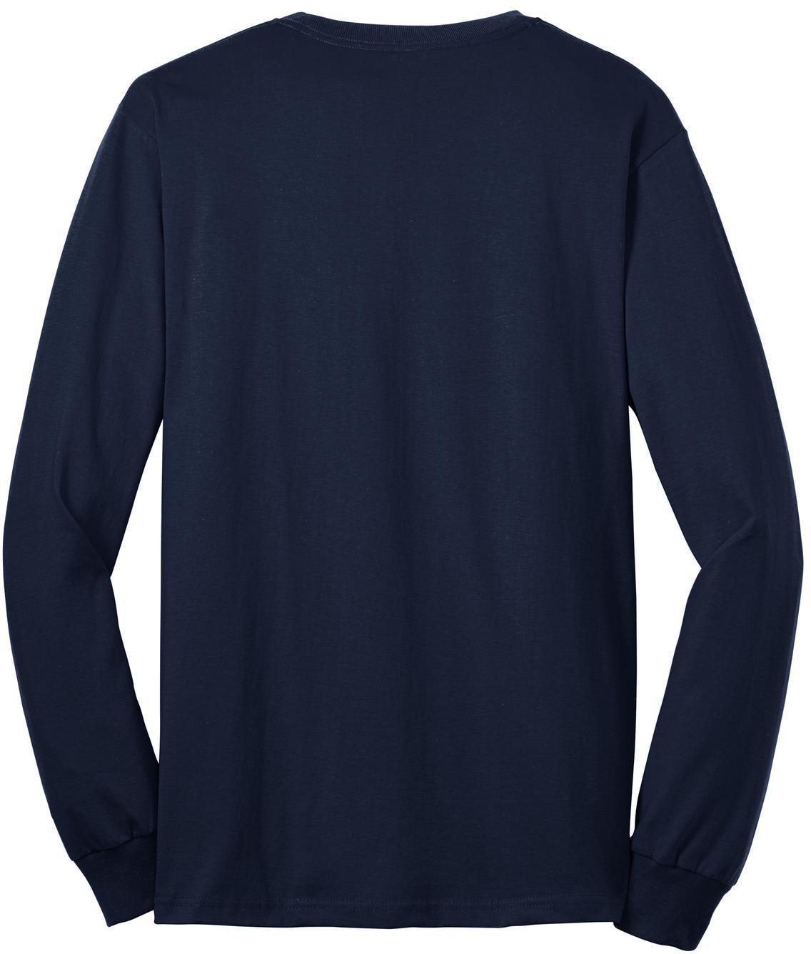no-logo Port & Company Long Sleeve Core Blend Tee-Regular-Port & Company-Thread Logic