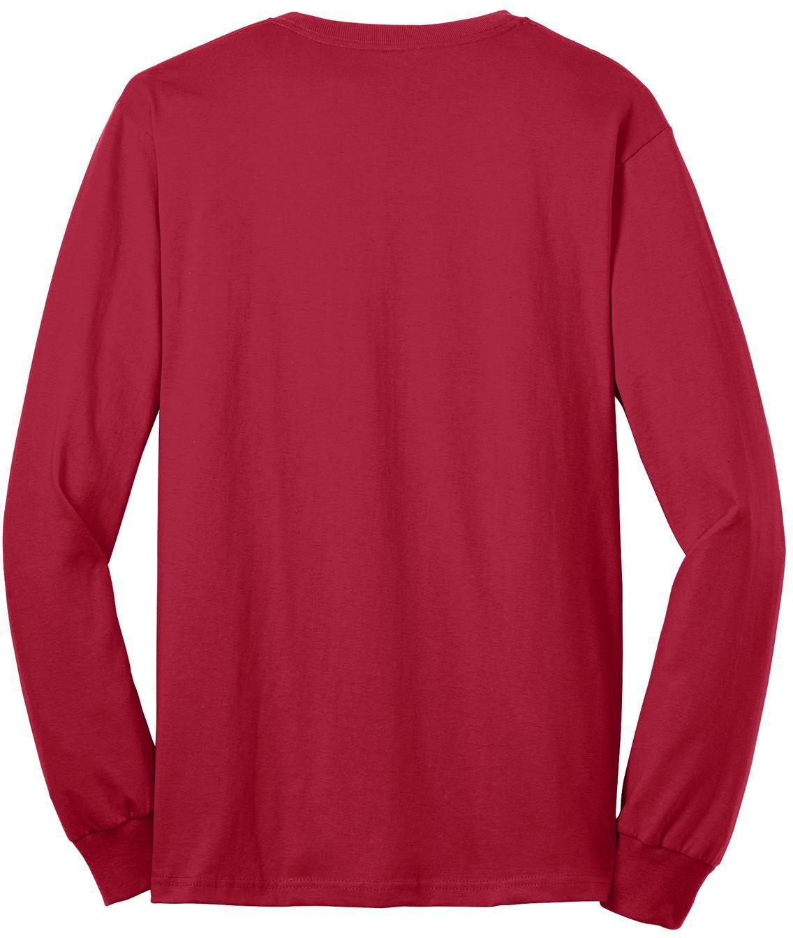 no-logo Port & Company Long Sleeve Core Blend Tee-Regular-Port & Company-Thread Logic
