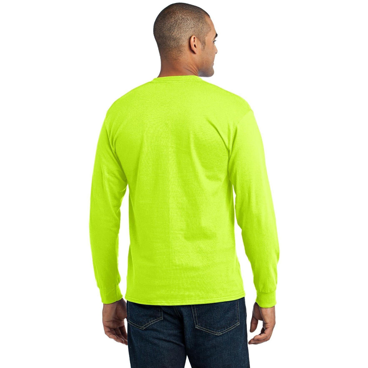 no-logo Port & Company Long Sleeve Core Blend Tee-Regular-Port & Company-Thread Logic