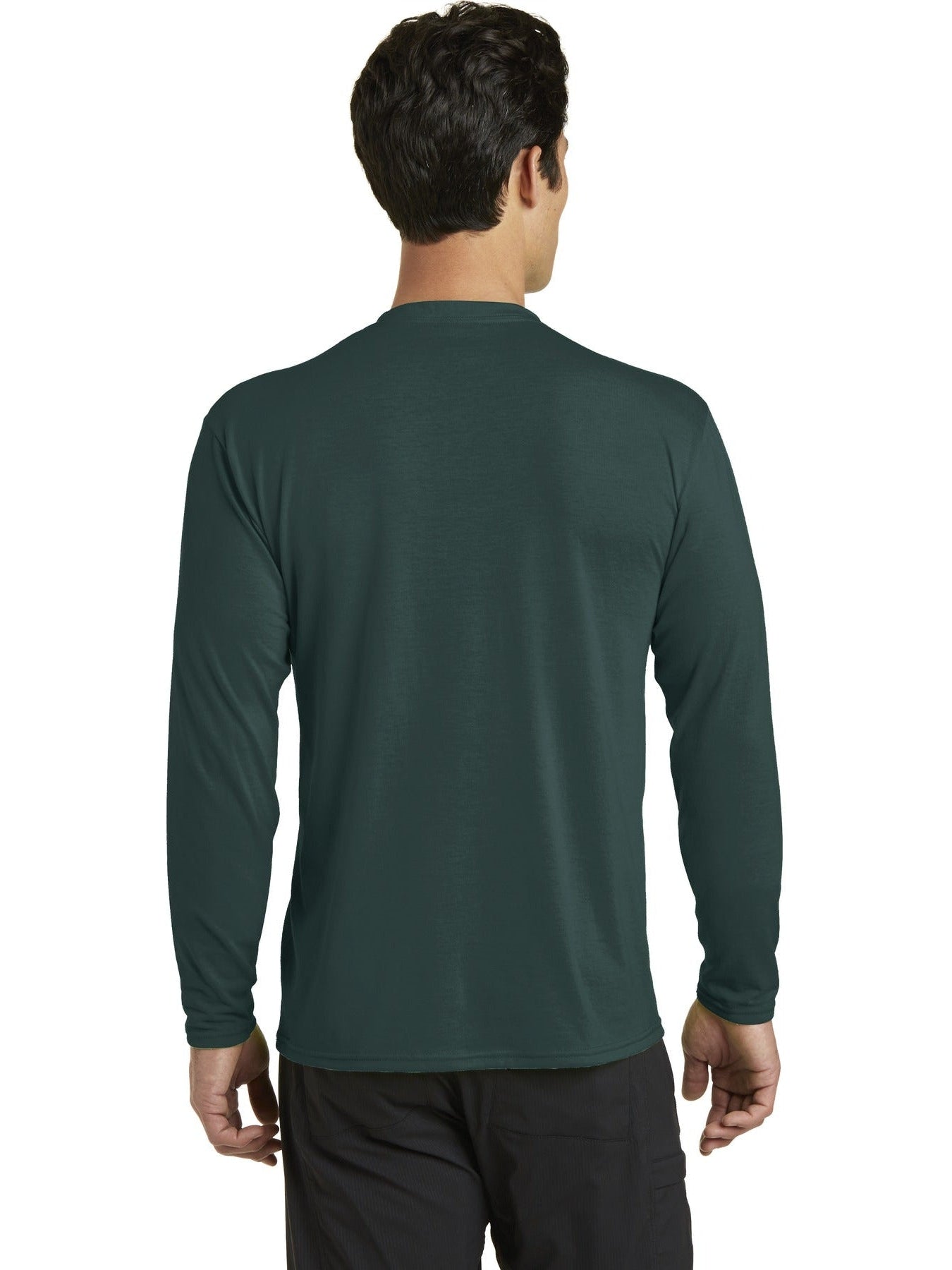 no-logo Port & Company Long Sleeve Performance Blend Tee-Regular-Port & Company-Thread Logic