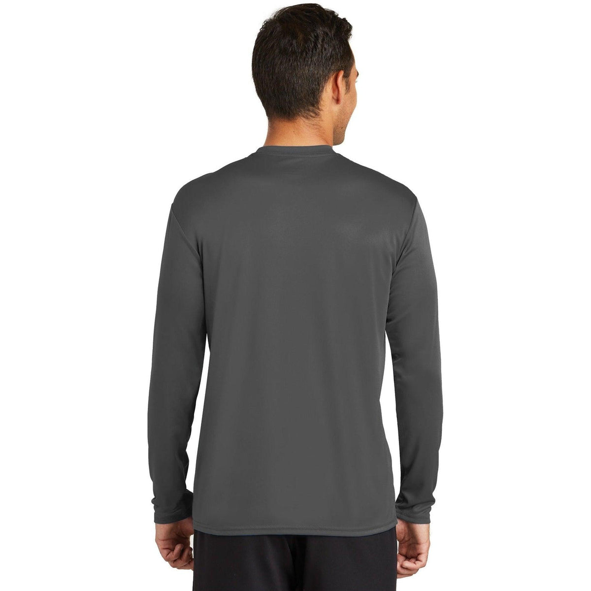 no-logo Port & Company Long Sleeve Performance Tee-Regular-Port & Company-Thread Logic