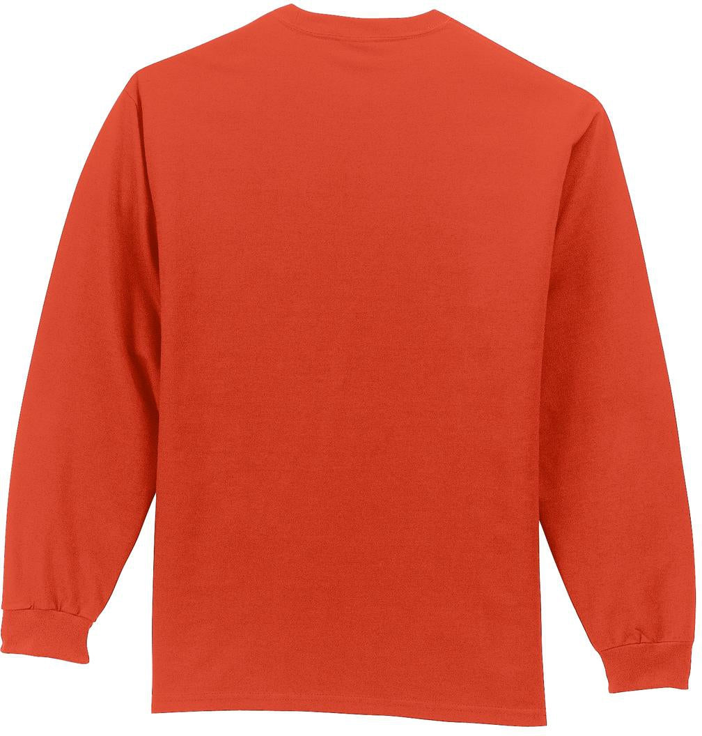 no-logo Port & Company Long Sleeve T-Shirt with Pocket-Regular-Port & Company-Thread Logic