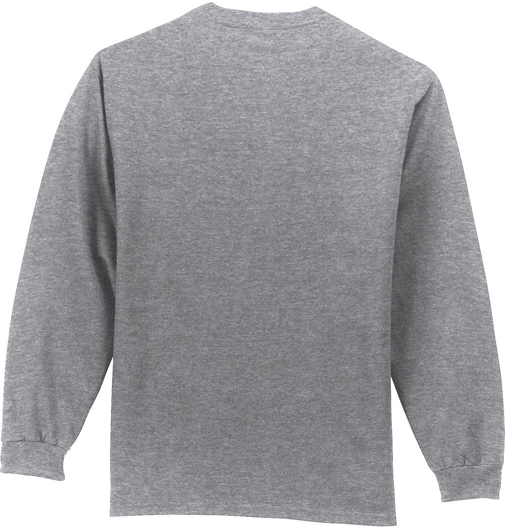 no-logo Port & Company Long Sleeve T-Shirt with Pocket-Regular-Port & Company-Thread Logic