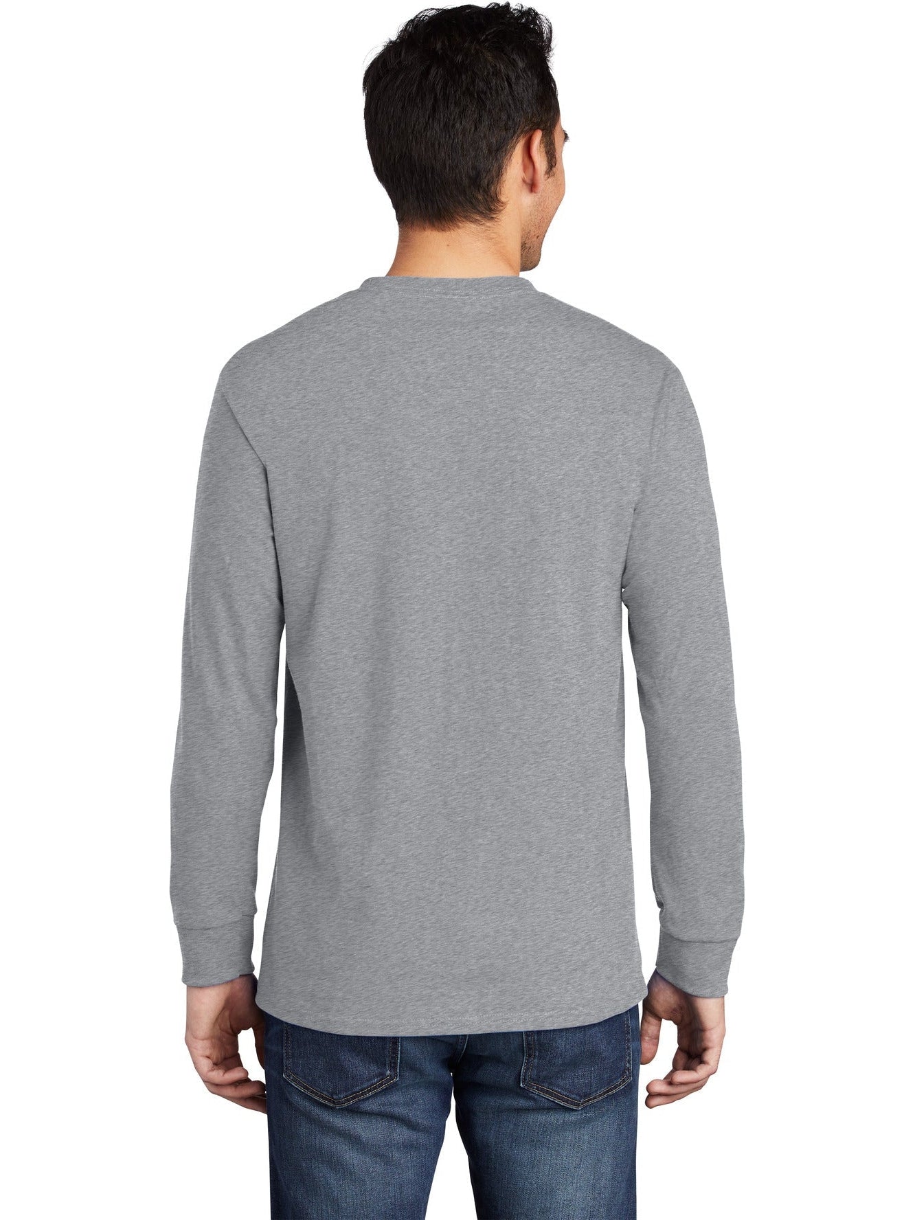no-logo Port & Company Long Sleeve T-Shirt with Pocket-Regular-Port & Company-Thread Logic