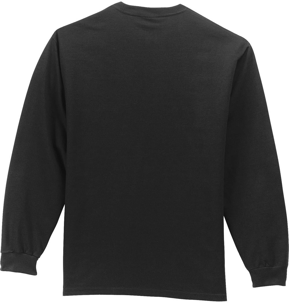 no-logo Port & Company Long Sleeve T-Shirt with Pocket-Regular-Port & Company-Thread Logic
