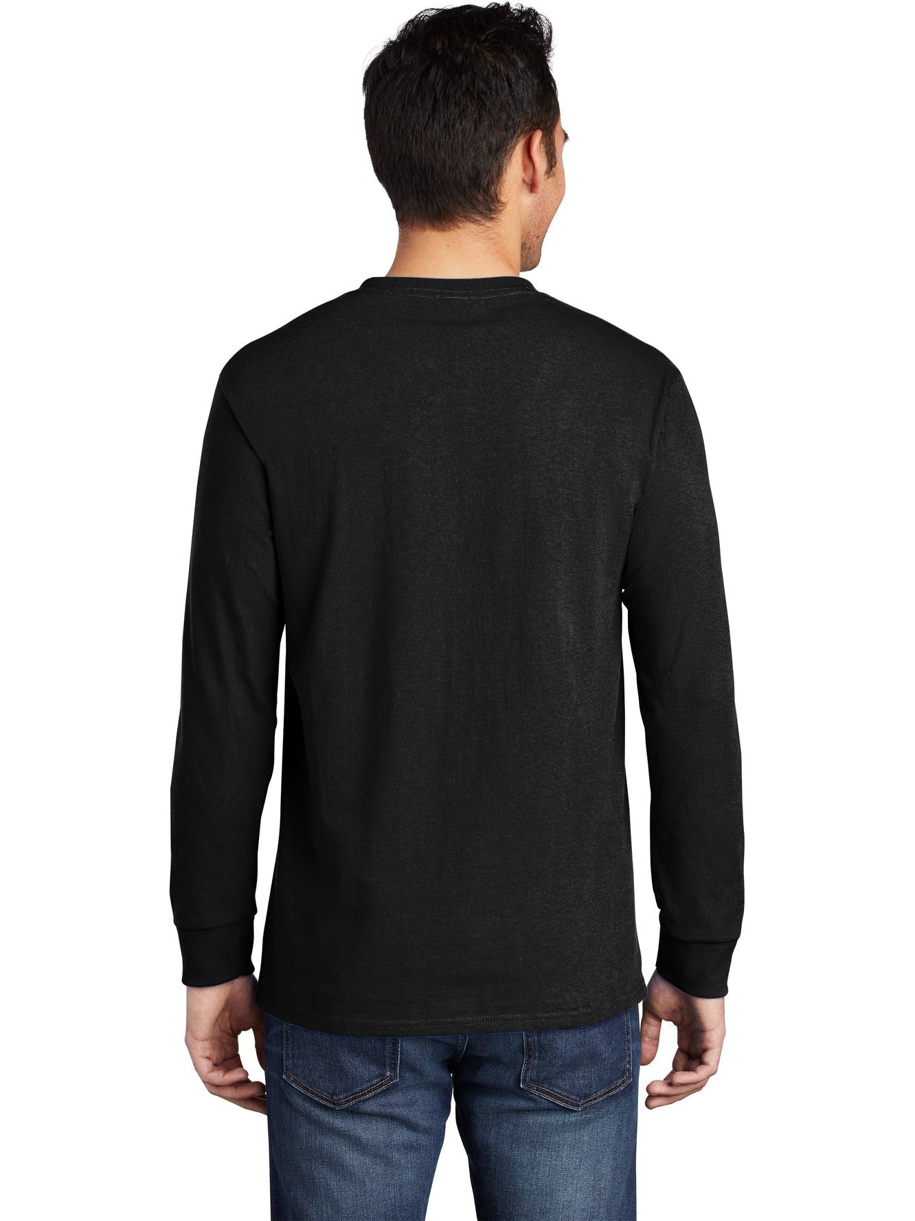 no-logo Port & Company Long Sleeve T-Shirt with Pocket-Regular-Port & Company-Thread Logic