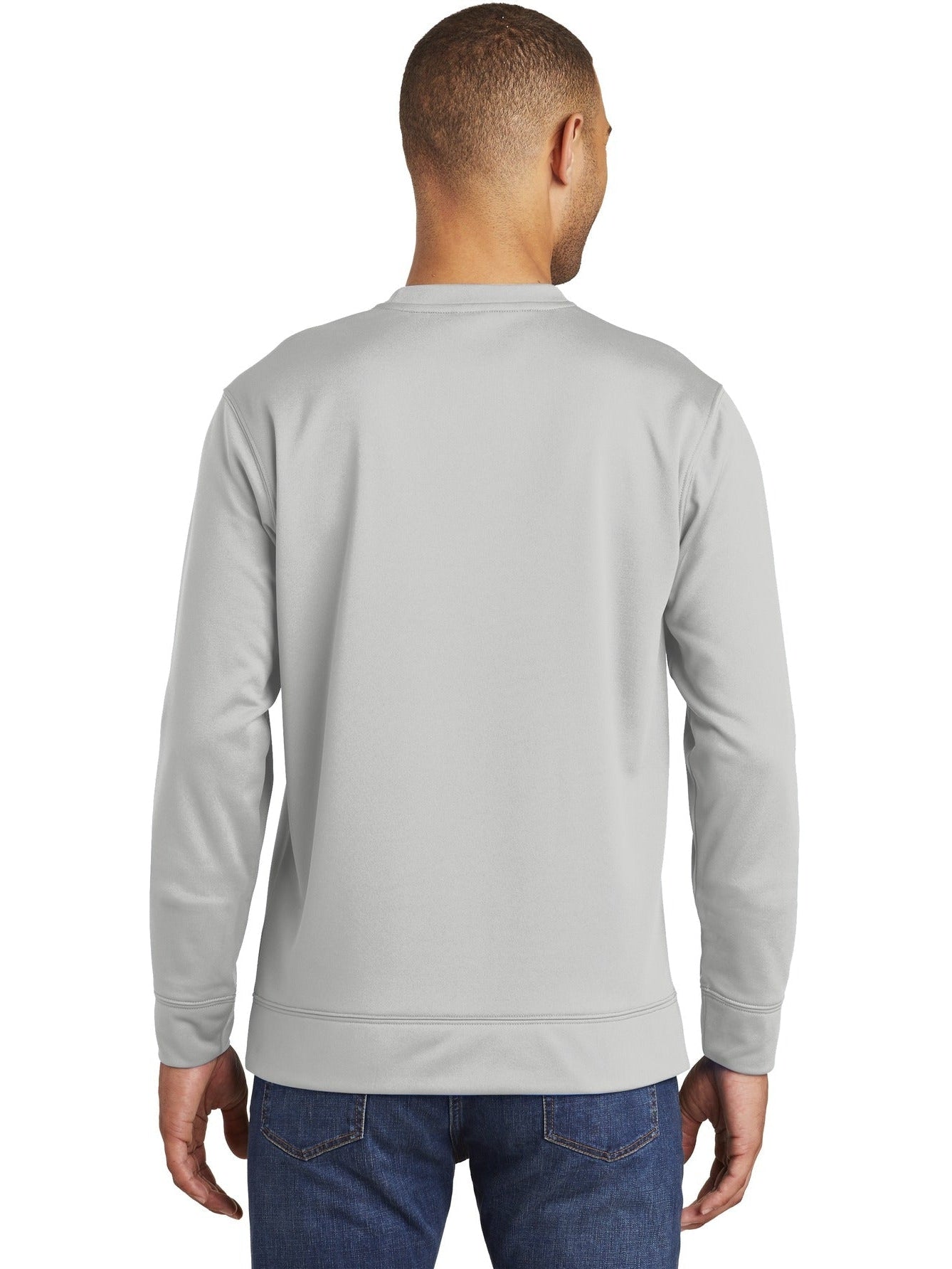 no-logo Port & Company Performance Fleece Crewneck Sweatshirt-Regular-Port & Company-Thread Logic