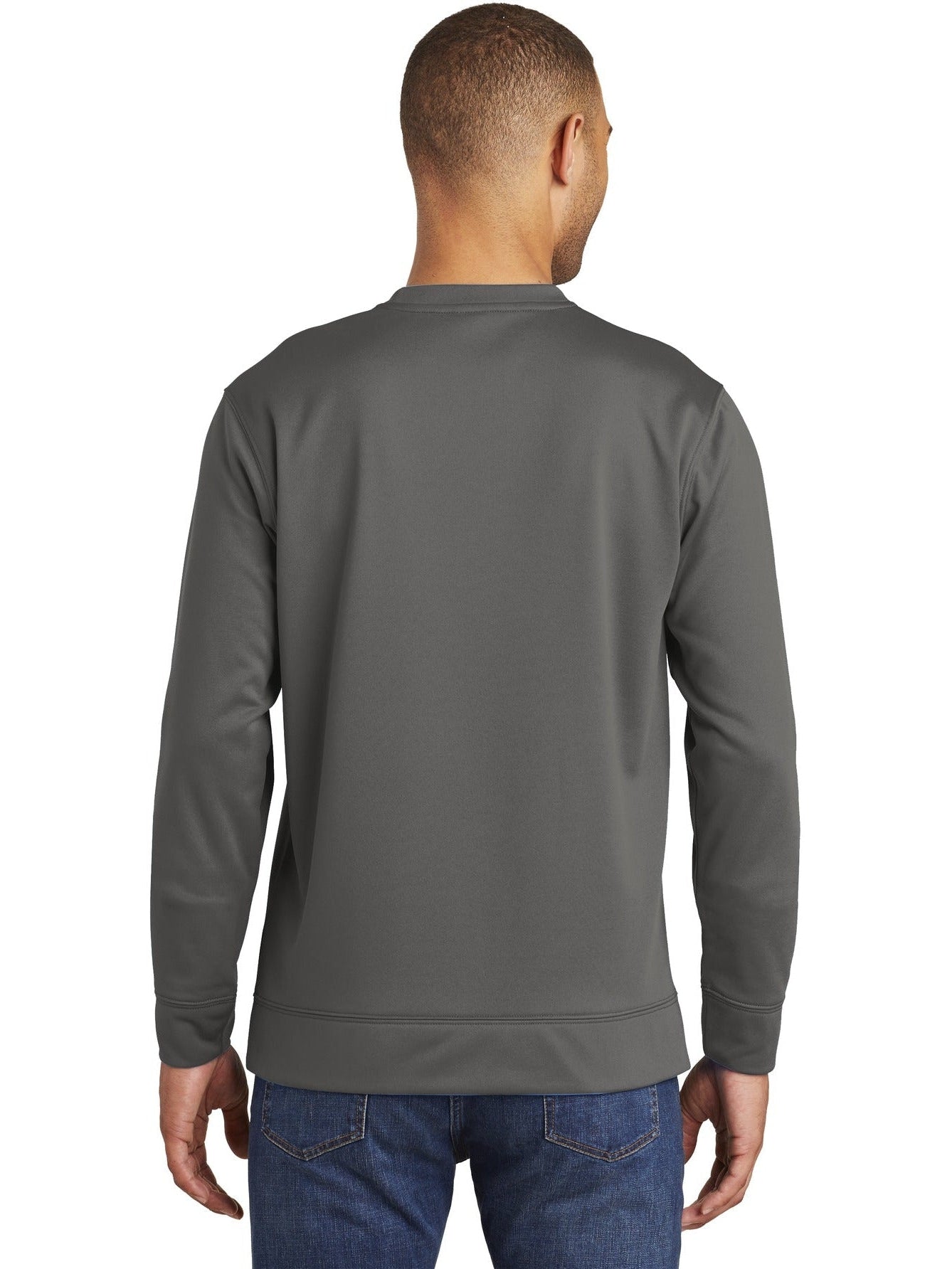 no-logo Port & Company Performance Fleece Crewneck Sweatshirt-Regular-Port & Company-Thread Logic