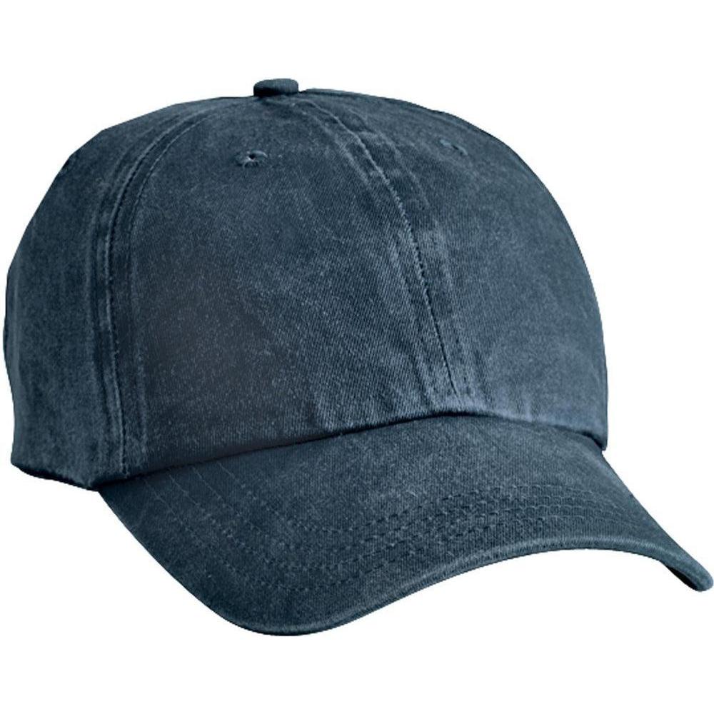 no-logo Port & Company Pigment-Dyed Cap
