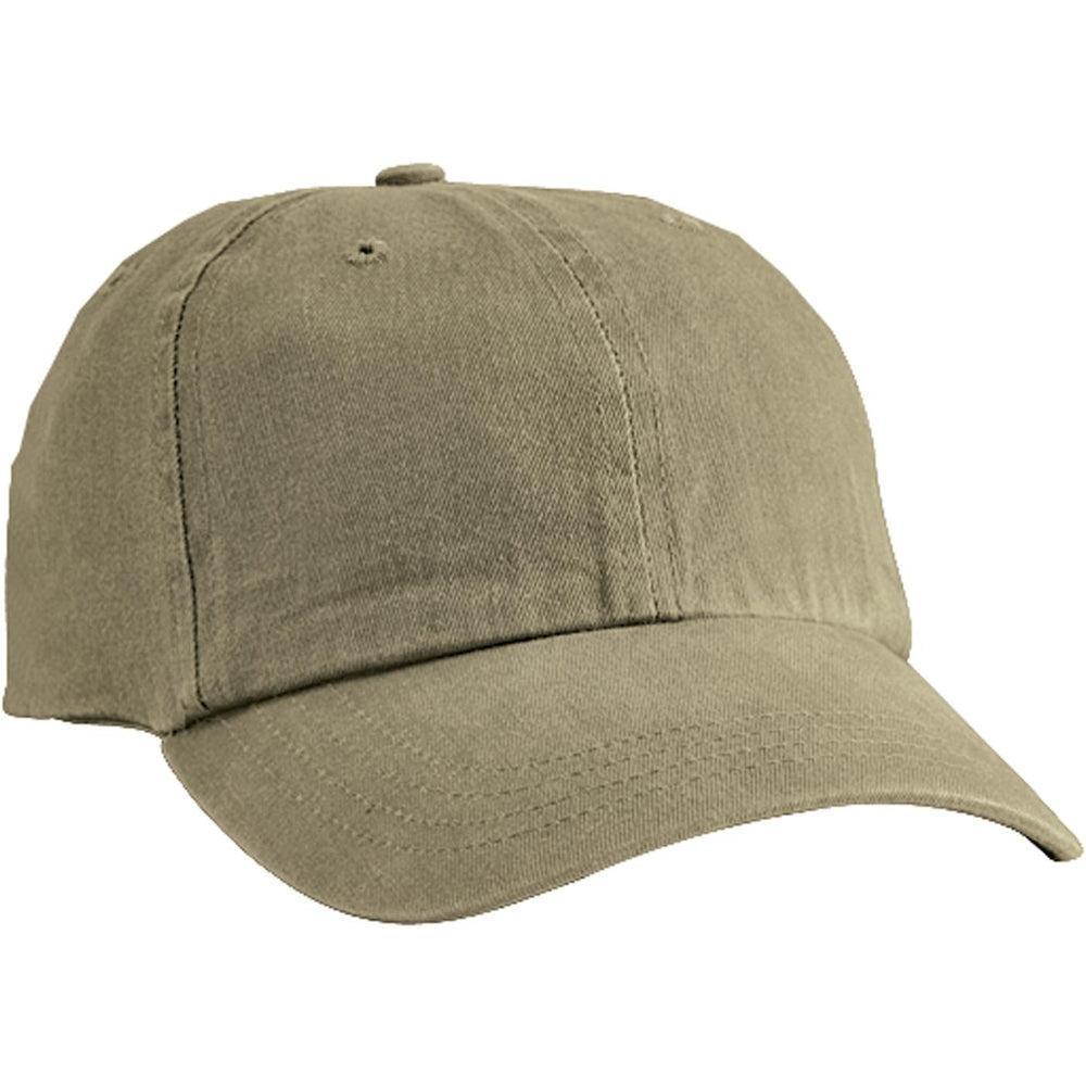 no-logo Port & Company Pigment-Dyed Cap