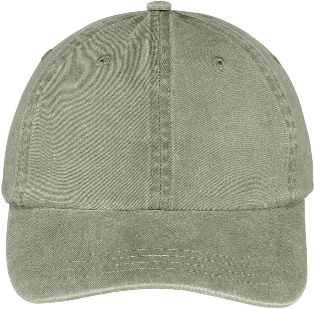 Port & Company Pigment-Dyed Cap-Regular-Port & Company-Khaki-OSFA-Thread Logic