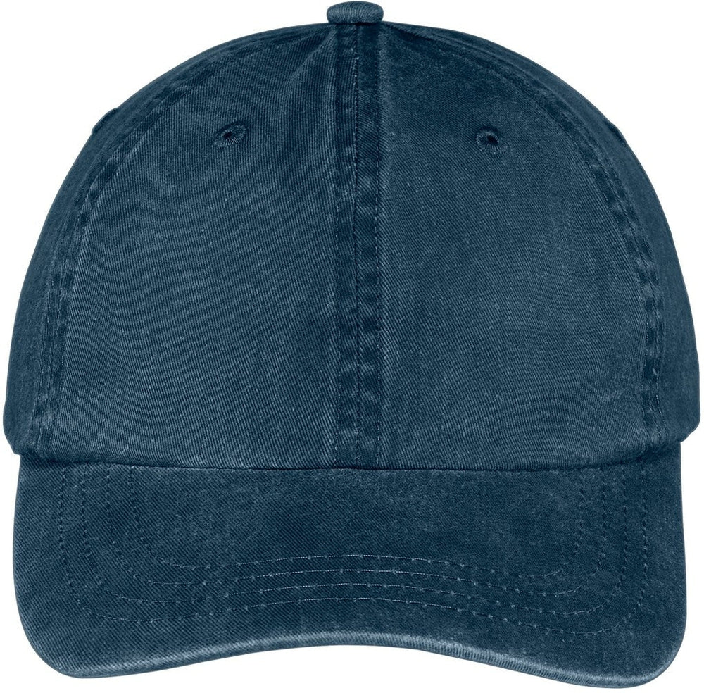 Port & Company Pigment-Dyed Cap-Regular-Port & Company-Navy-OSFA-Thread Logic