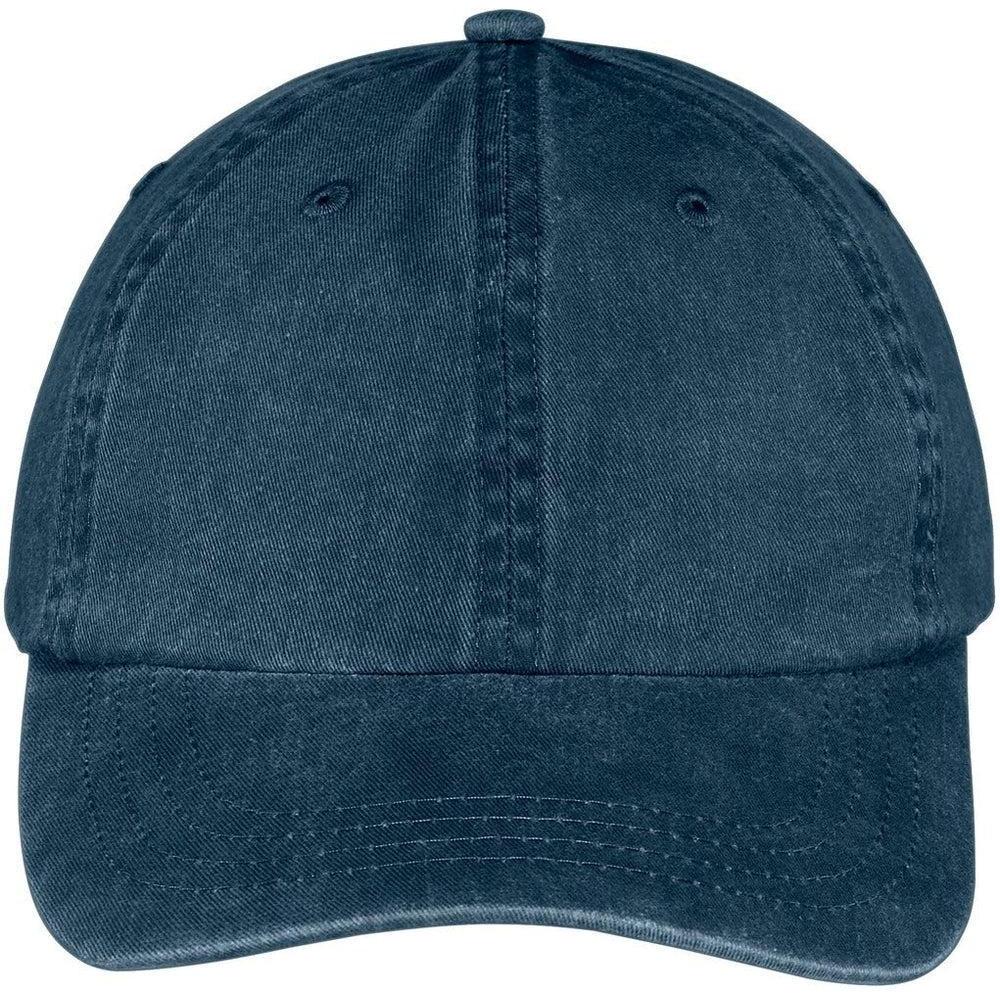 no-logo Port & Company Pigment-Dyed Cap-Regular-Port & Company-Navy-OSFA-Thread Logic