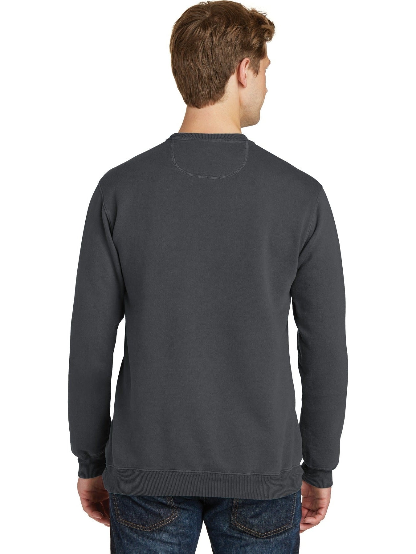 no-logo Port & Company Pigment-Dyed Crewneck Sweatshirt-Regular-Port & Company-Thread Logic