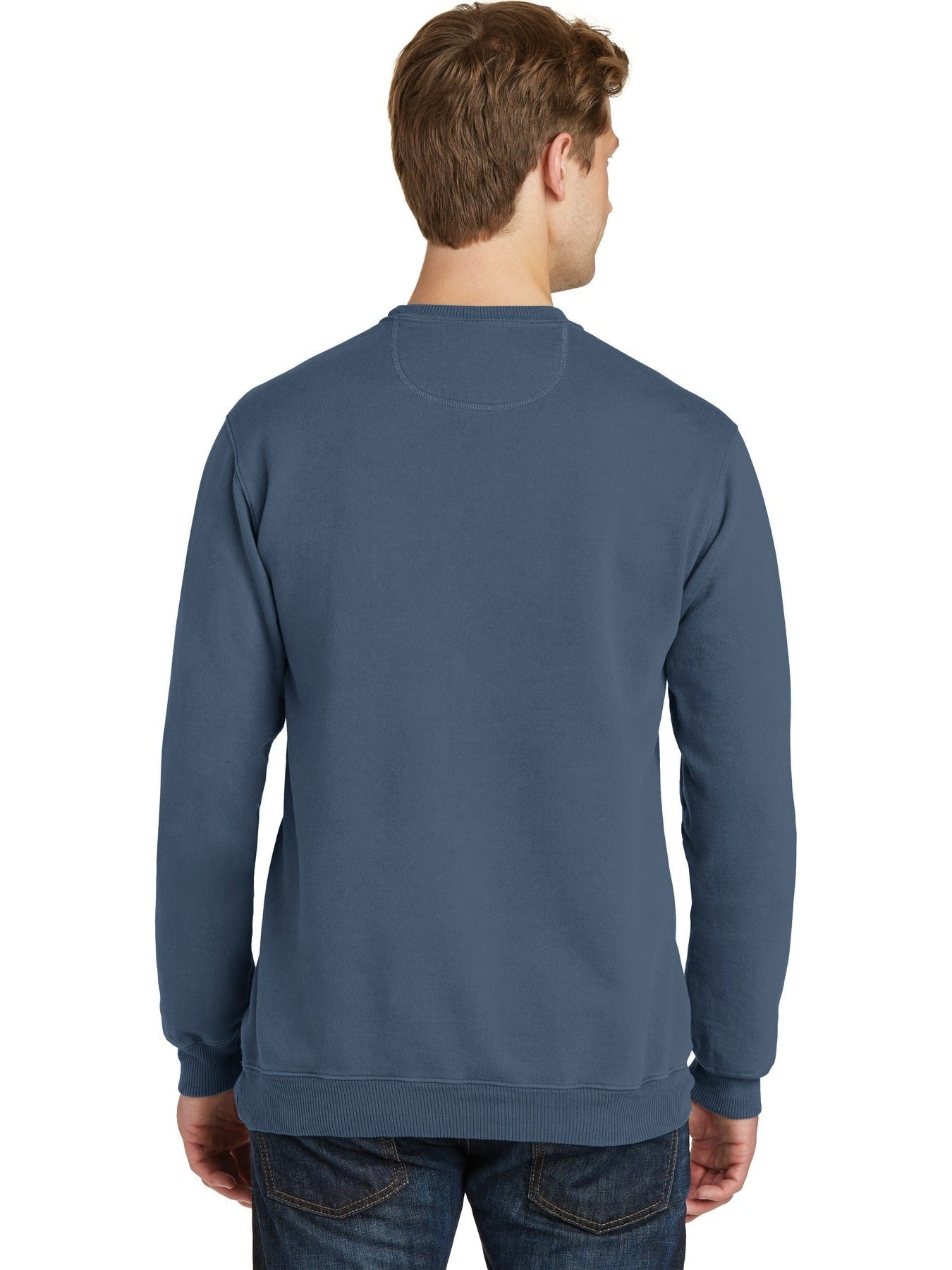 no-logo Port & Company Pigment-Dyed Crewneck Sweatshirt-Regular-Port & Company-Thread Logic
