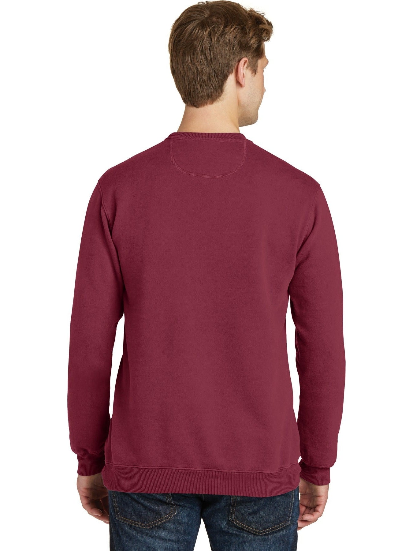 no-logo Port & Company Pigment-Dyed Crewneck Sweatshirt-Regular-Port & Company-Thread Logic
