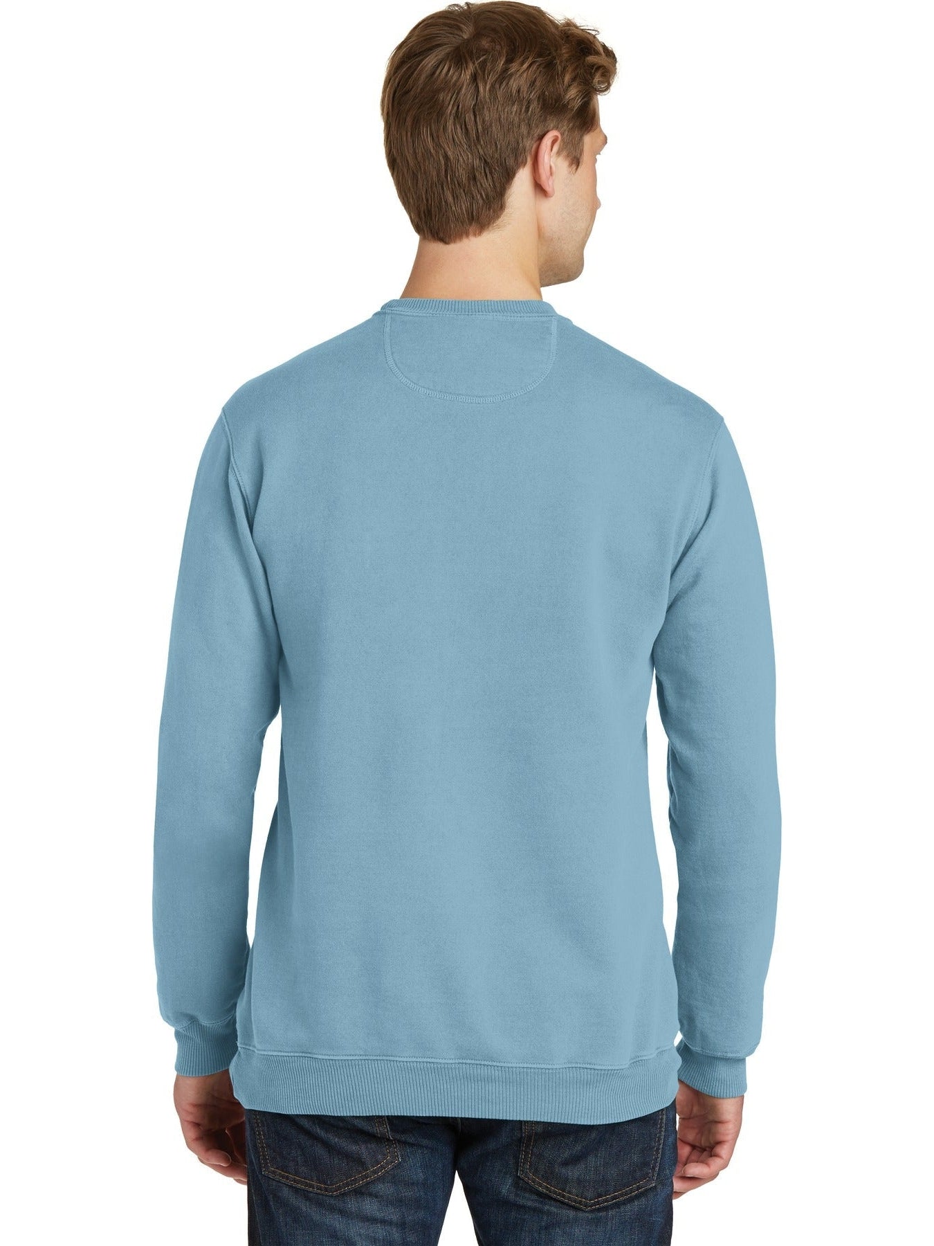 no-logo Port & Company Pigment-Dyed Crewneck Sweatshirt-Regular-Port & Company-Thread Logic