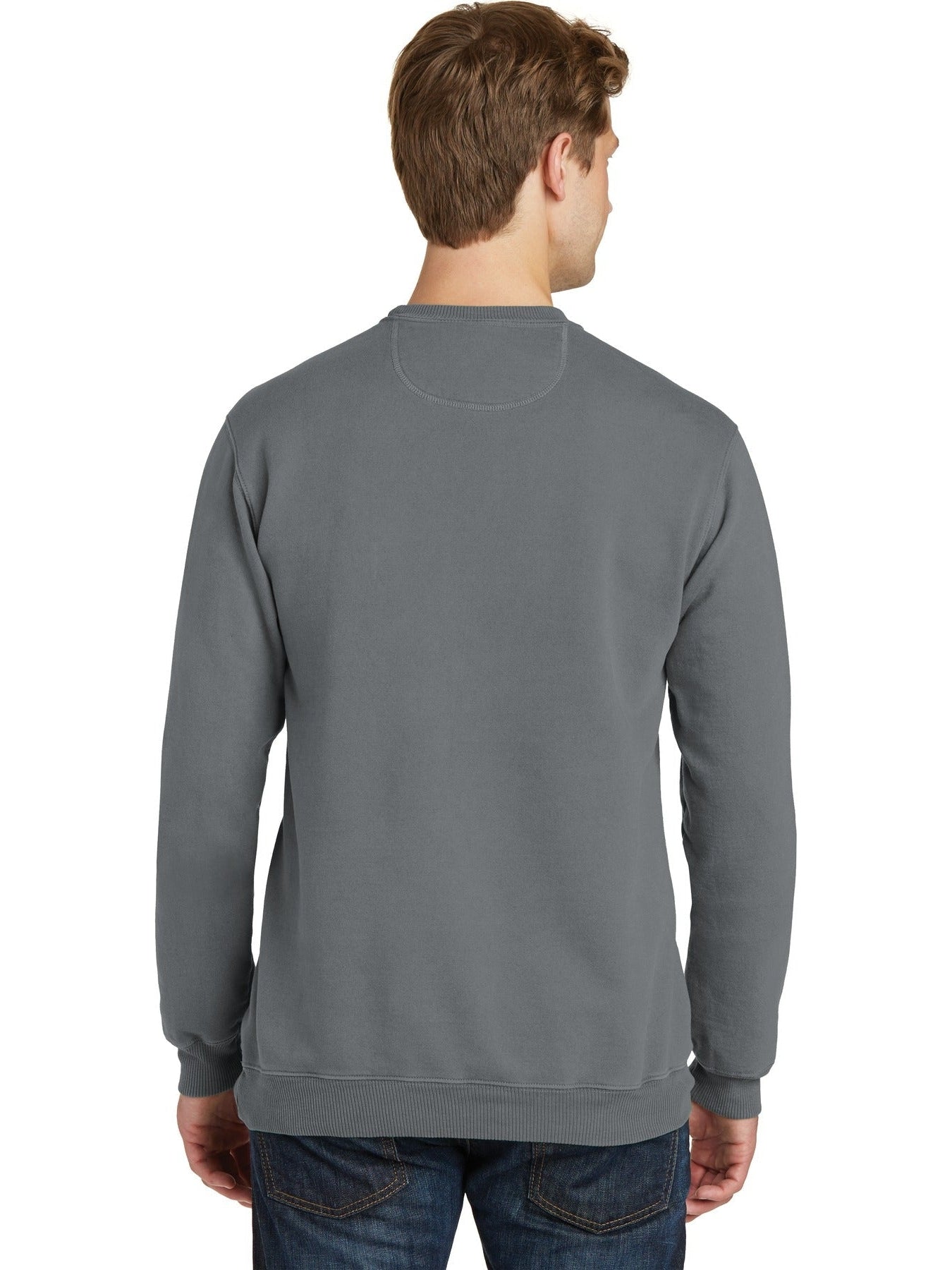no-logo Port & Company Pigment-Dyed Crewneck Sweatshirt-Regular-Port & Company-Thread Logic