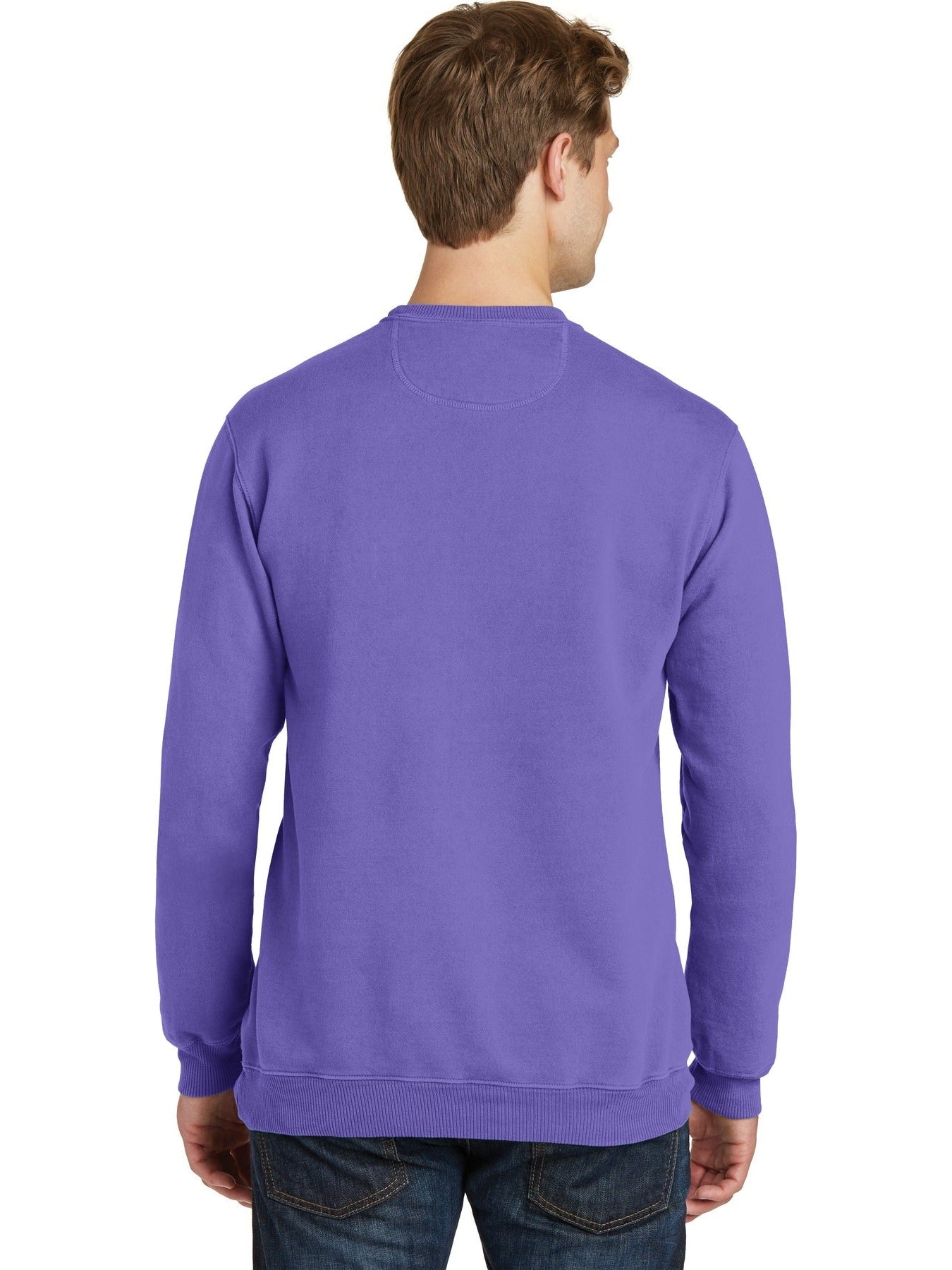 no-logo Port & Company Pigment-Dyed Crewneck Sweatshirt-Regular-Port & Company-Thread Logic