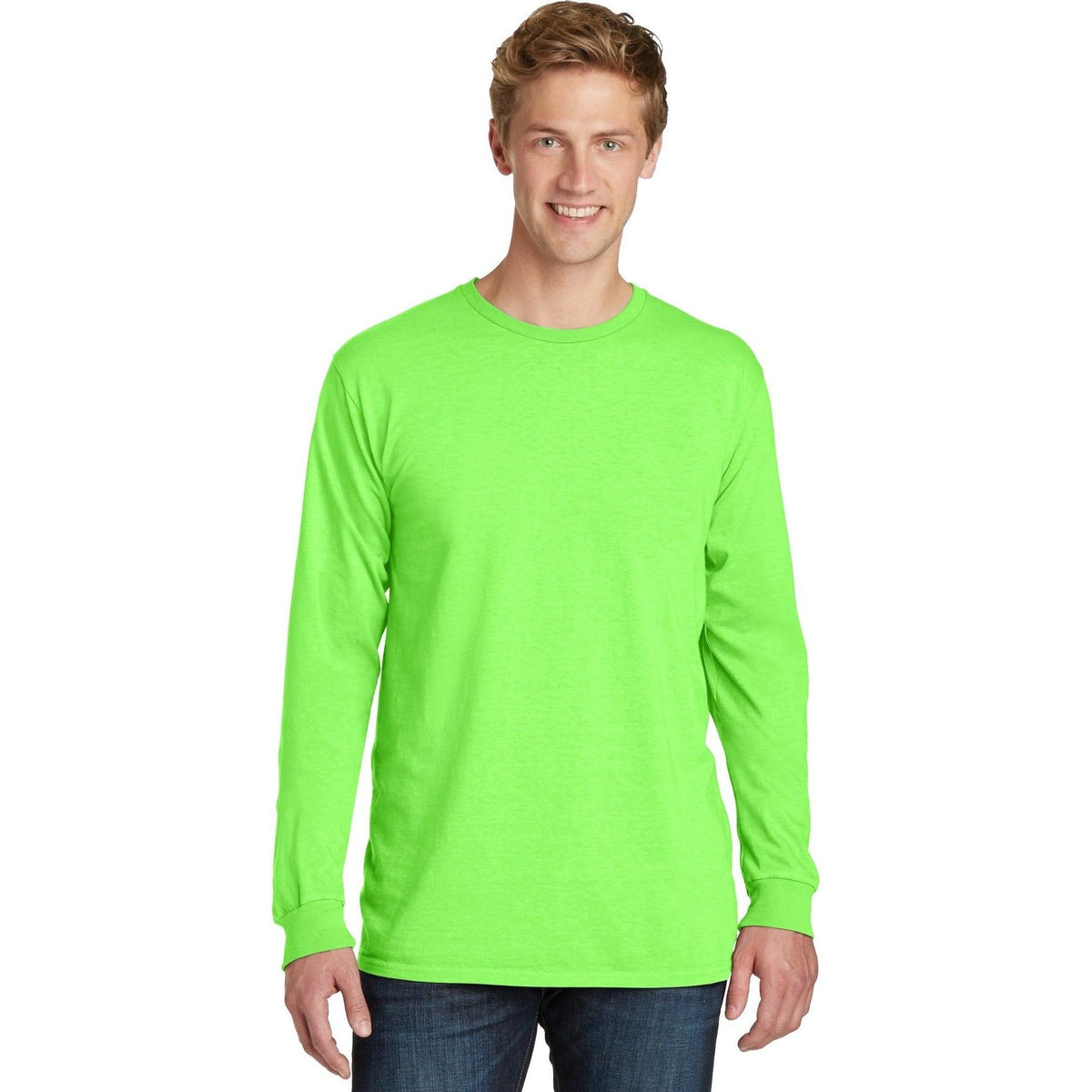 no-logo Port & Company Pigment-Dyed Long Sleeve Tee-Regular-Port & Company-Thread Logic