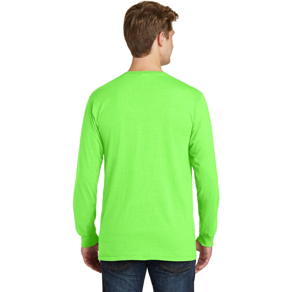no-logo Port & Company Pigment-Dyed Long Sleeve Tee-Regular-Port & Company-Thread Logic