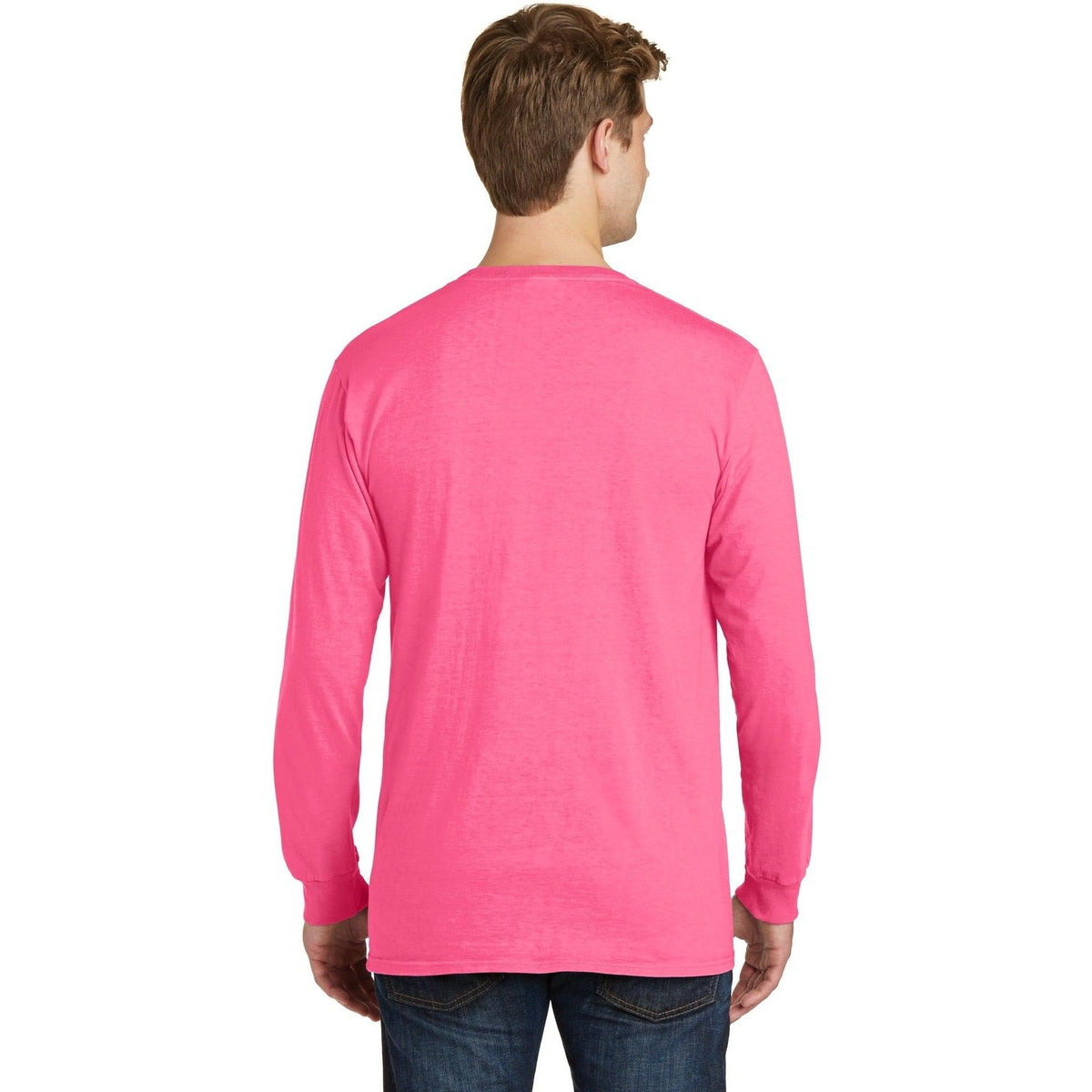 no-logo Port & Company Pigment-Dyed Long Sleeve Tee-Regular-Port & Company-Thread Logic