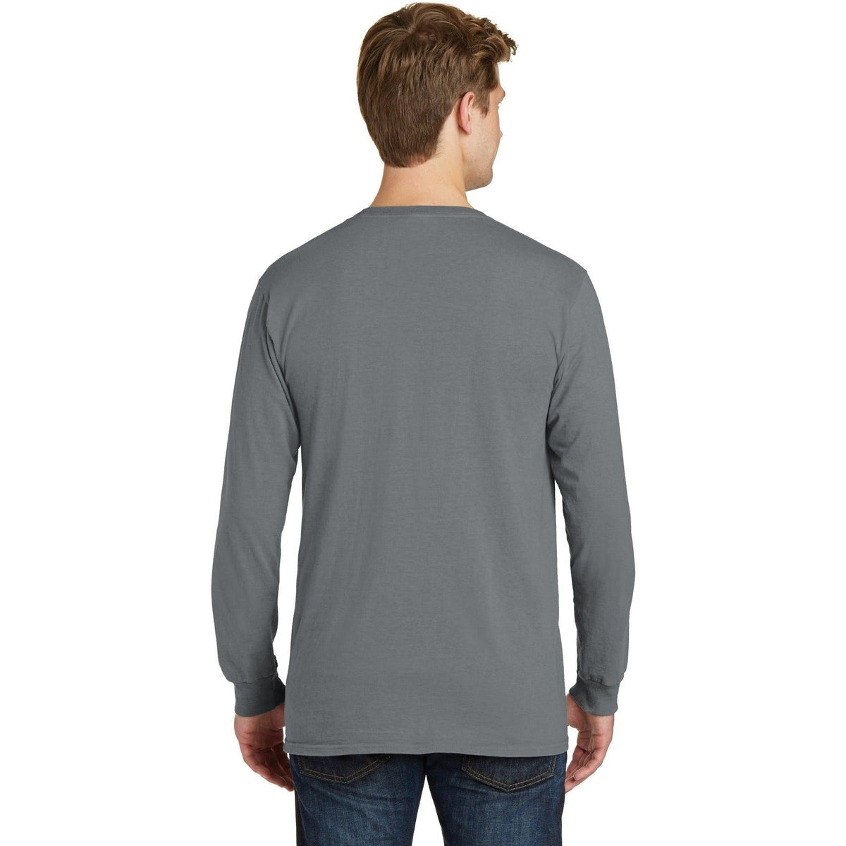 no-logo Port & Company Pigment-Dyed Long Sleeve Tee-Regular-Port & Company-Thread Logic