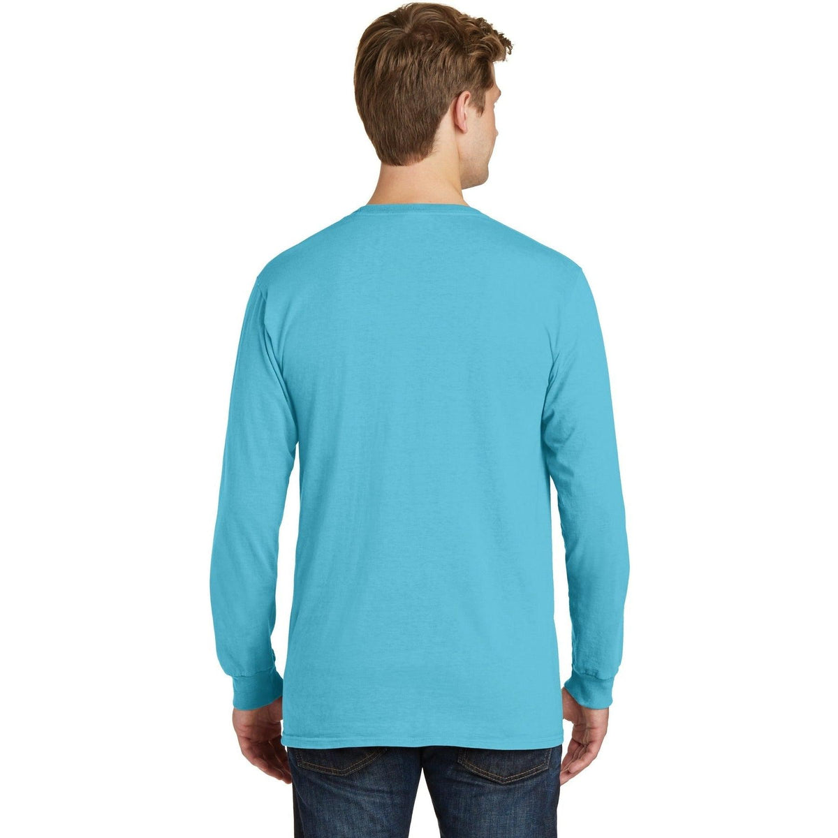 no-logo Port & Company Pigment-Dyed Long Sleeve Tee-Regular-Port & Company-Thread Logic