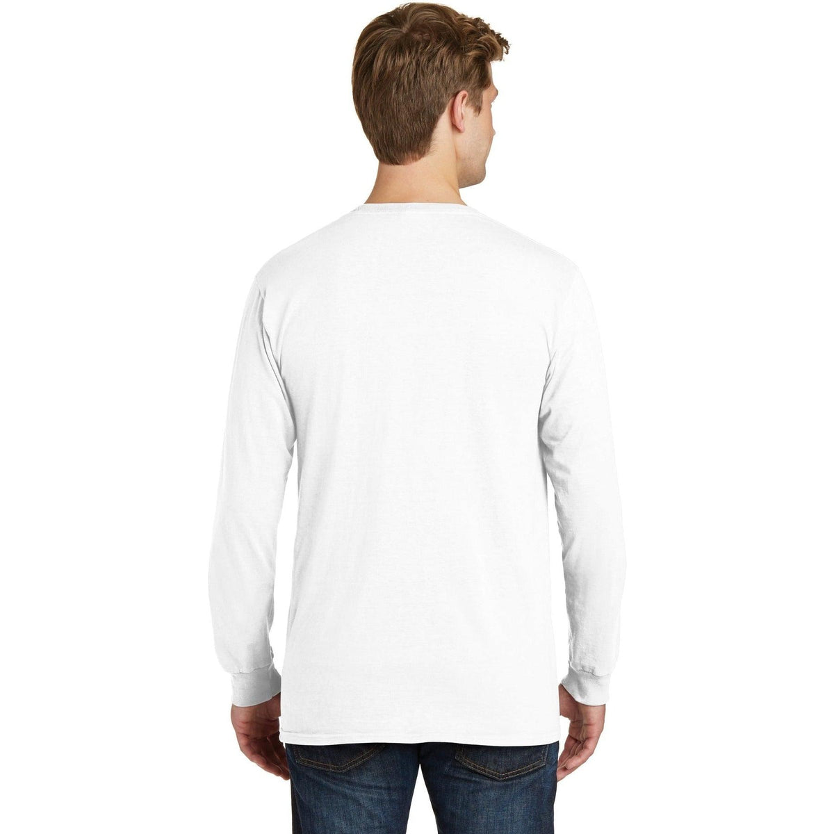 no-logo Port & Company Pigment-Dyed Long Sleeve Tee-Regular-Port & Company-Thread Logic