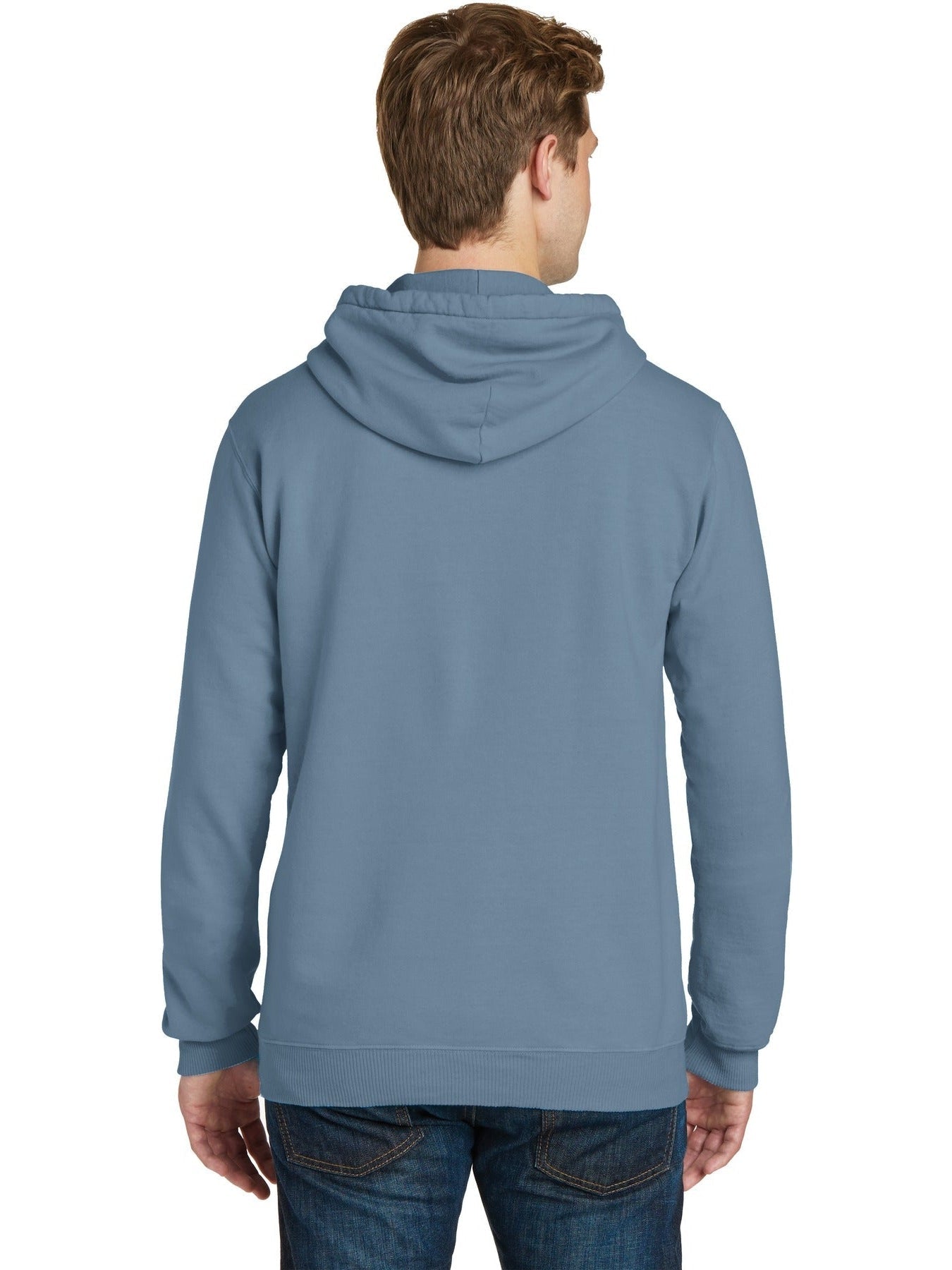 no-logo Port & Company Pigment-Dyed Pullover Hooded Sweatshirt-Regular-Port & Company-Thread Logic