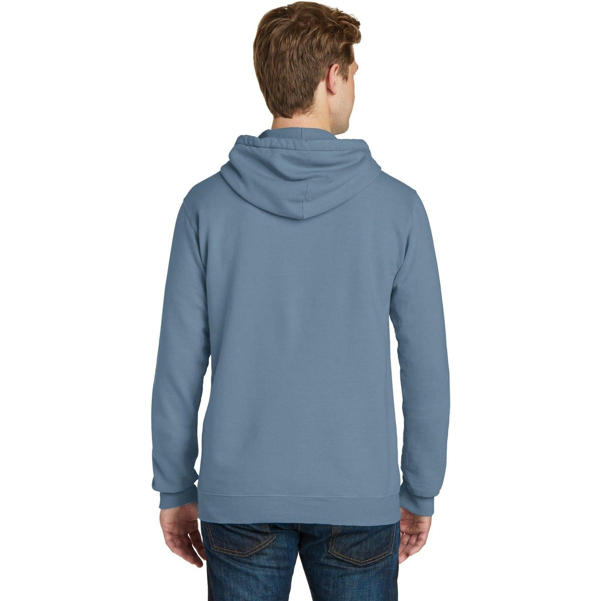 no-logo Port & Company Pigment-Dyed Pullover Hooded Sweatshirt-Hoodies-Port & Company-Thread Logic