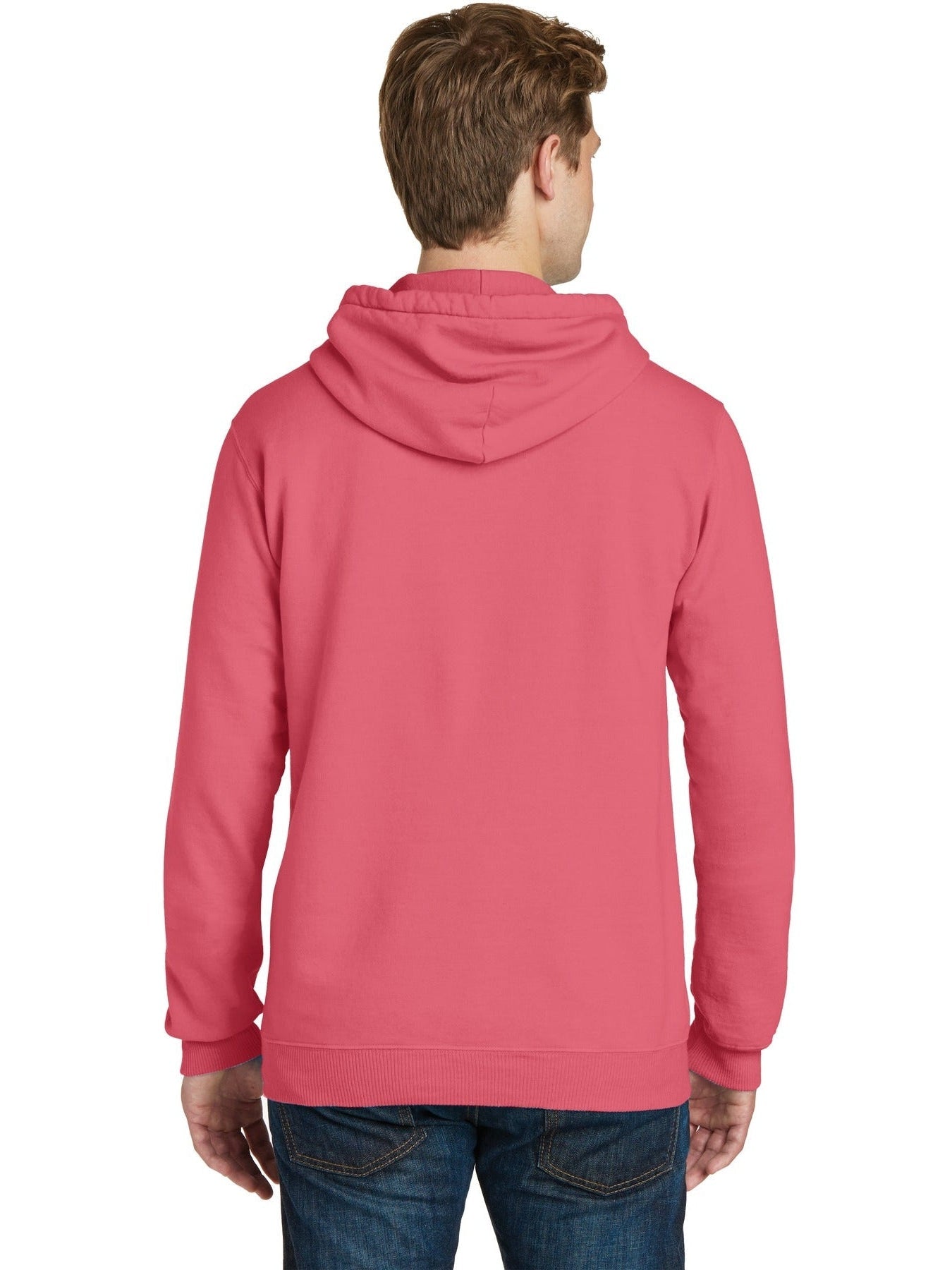 no-logo Port & Company Pigment-Dyed Pullover Hooded Sweatshirt-Regular-Port & Company-Thread Logic