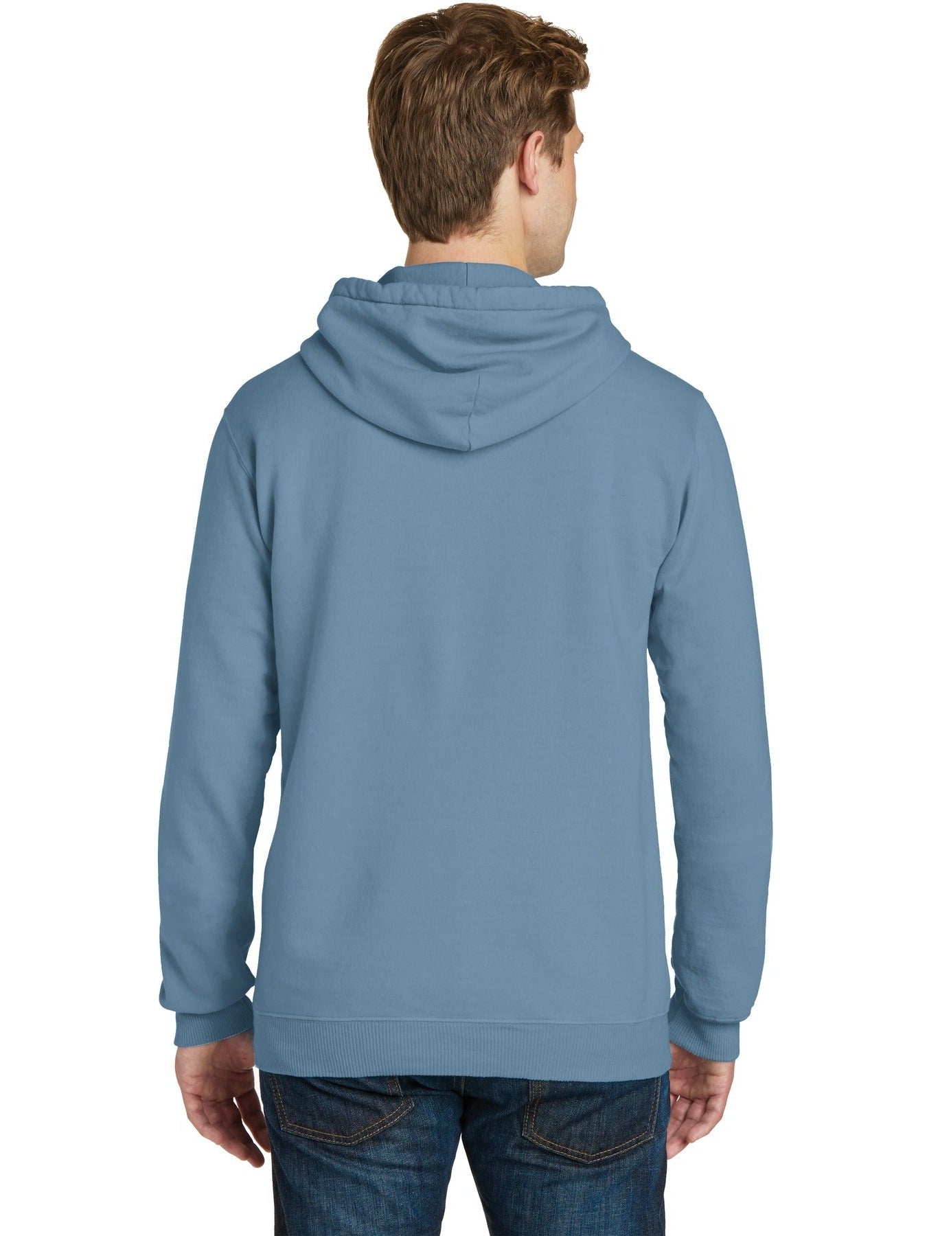 no-logo Port & Company Pigment-Dyed Pullover Hooded Sweatshirt-Regular-Port & Company-Thread Logic