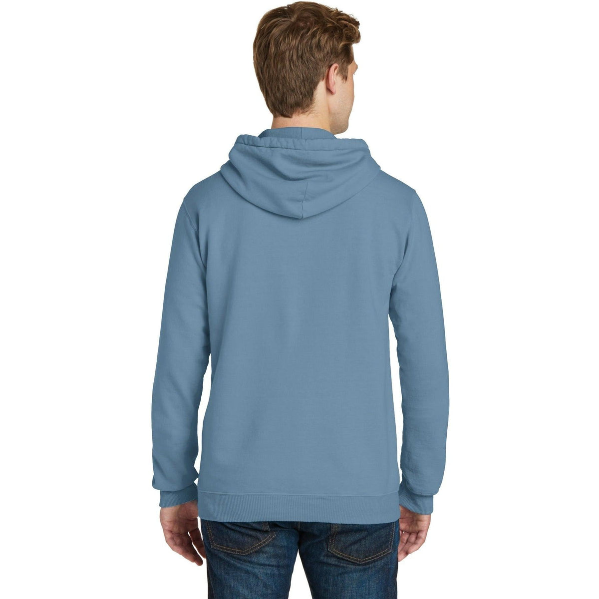 no-logo Port & Company Pigment-Dyed Pullover Hooded Sweatshirt-Hoodies-Port & Company-Thread Logic