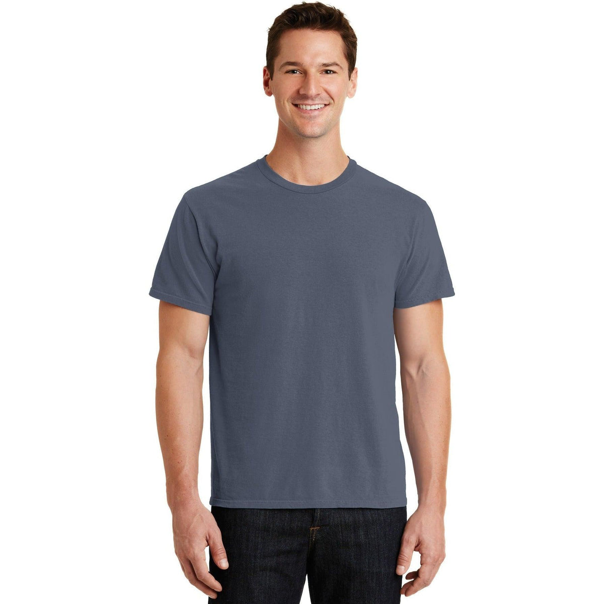 no-logo Port & Company Pigment-Dyed Tee-Polos-Port & Company-Thread Logic