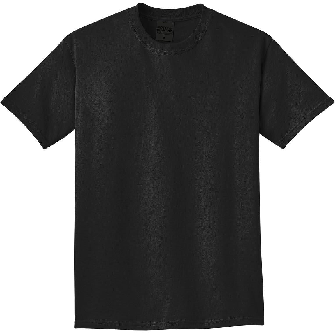 no-logo Port & Company Pigment-Dyed Tee-Polos-Port & Company-Black-S-Thread Logic