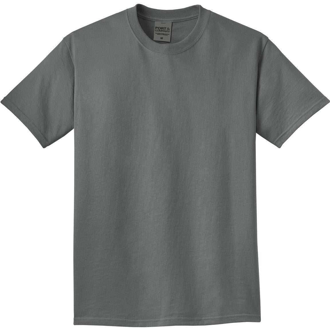 no-logo Port & Company Pigment-Dyed Tee-Polos-Port & Company-Coal-S-Thread Logic