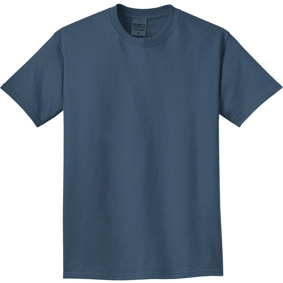 no-logo Port & Company Pigment-Dyed Tee-Polos-Port & Company-Denim Blue-S-Thread Logic