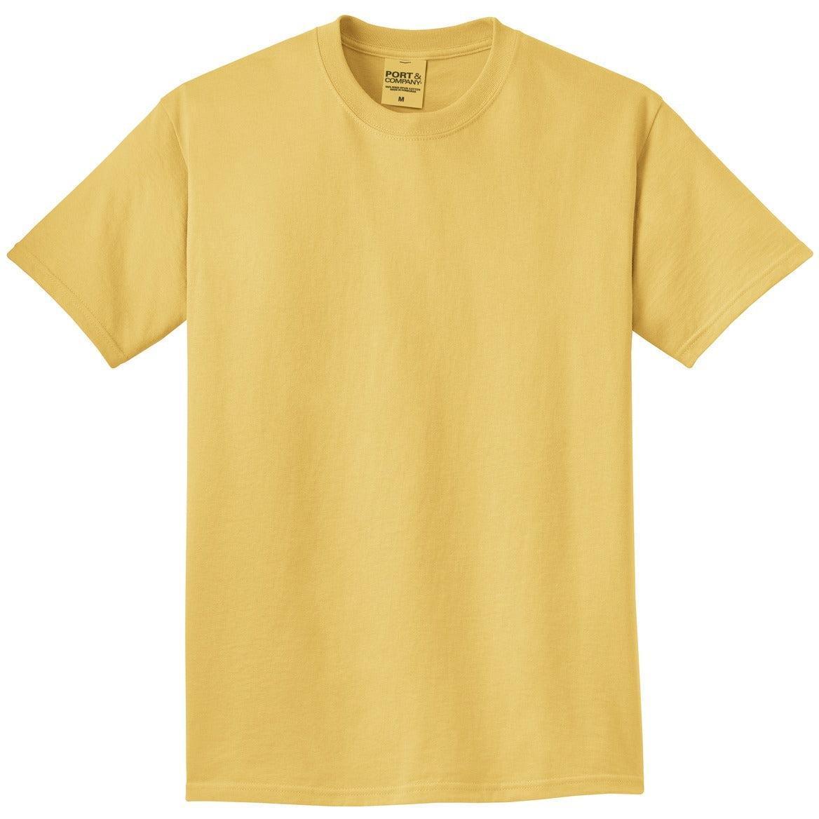 no-logo Port & Company Pigment-Dyed Tee-Polos-Port & Company-Dijon-S-Thread Logic