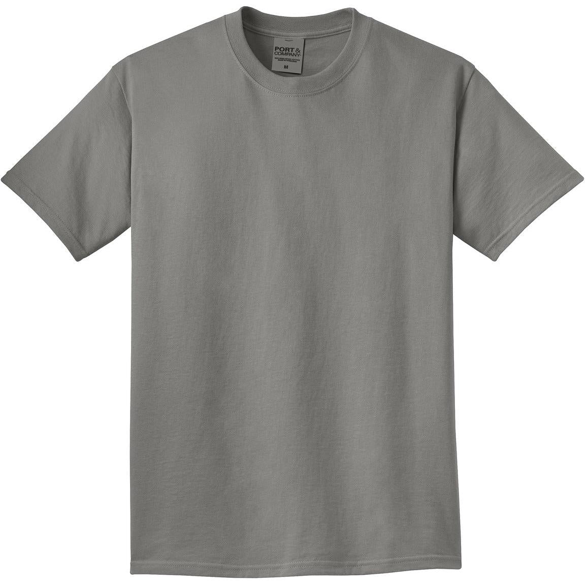 no-logo Port & Company Pigment-Dyed Tee-Polos-Port & Company-Pewter-S-Thread Logic
