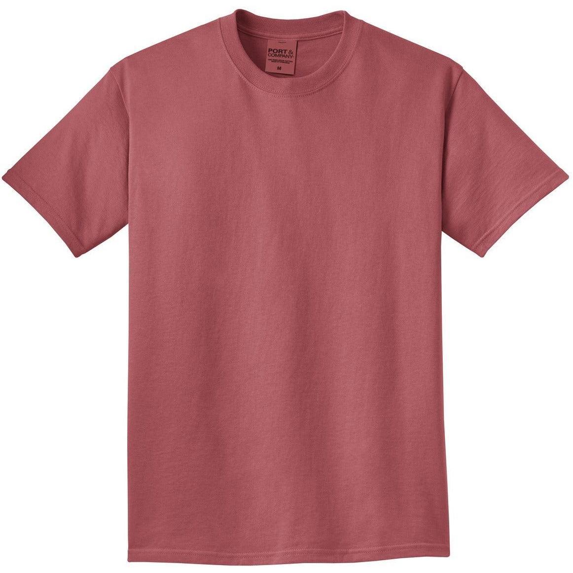 no-logo Port & Company Pigment-Dyed Tee-Polos-Port & Company-Red Rock-S-Thread Logic