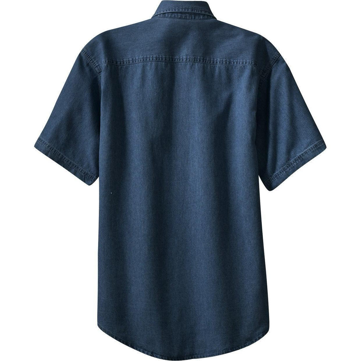 no-logo Port & Company Short Sleeve Value Denim Shirt-Regular-Port & Company-Thread Logic