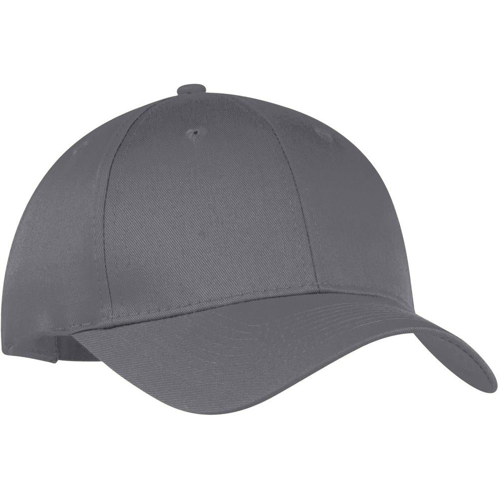 no-logo Port & Company Six-Panel Twill Cap-Headwear-Port & Company-Thread Logic