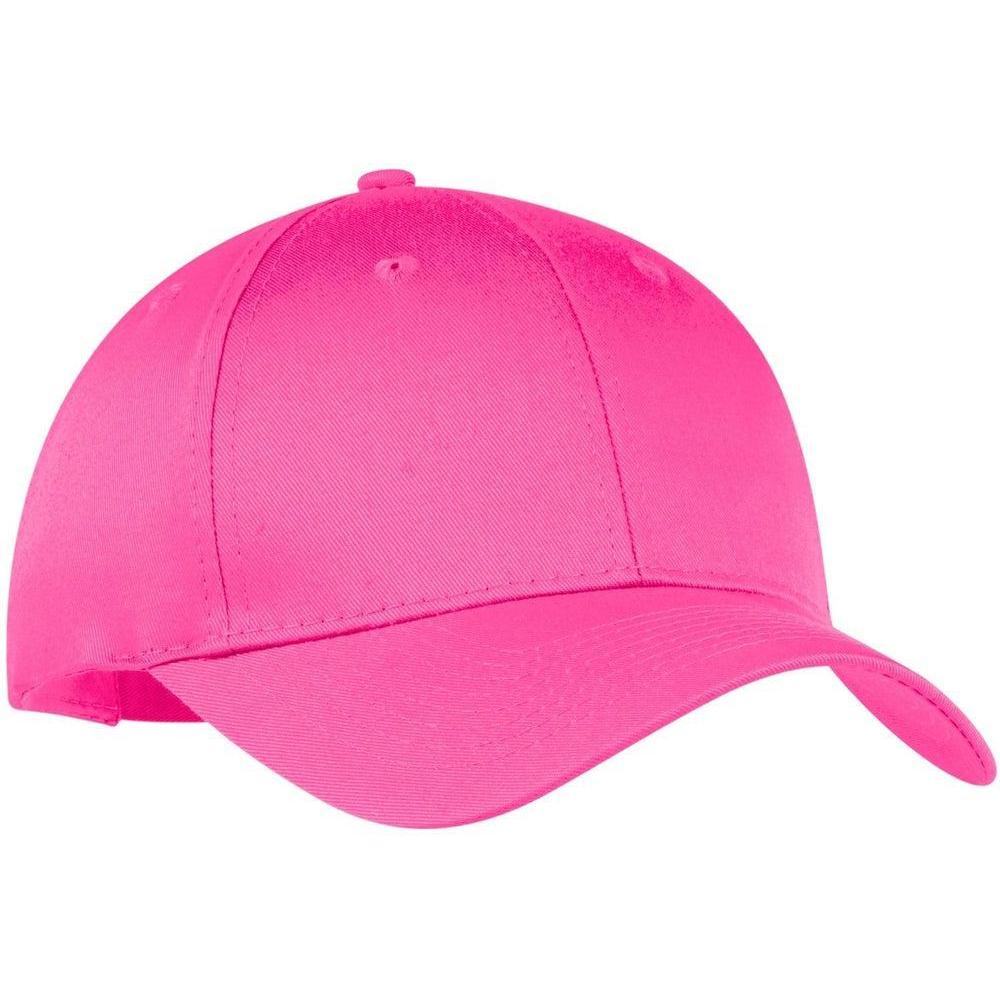 no-logo Port & Company Six-Panel Twill Cap-Headwear-Port & Company-Thread Logic
