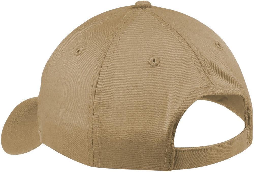no-logo Port & Company Six-Panel Twill Cap-Regular-Port & Company-Thread Logic
